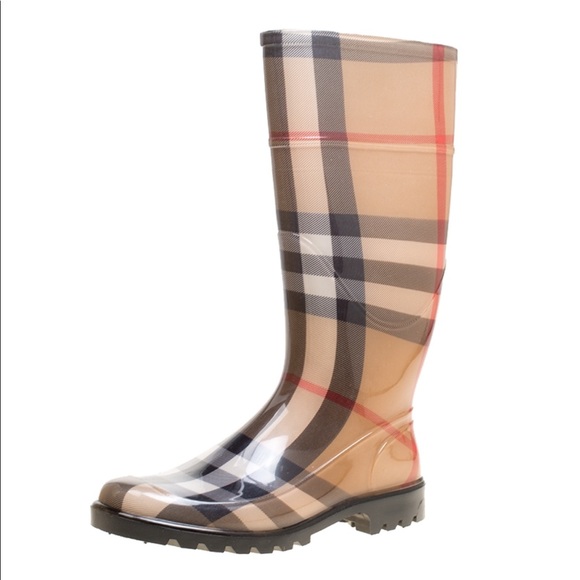 burberry rain boots poshmark